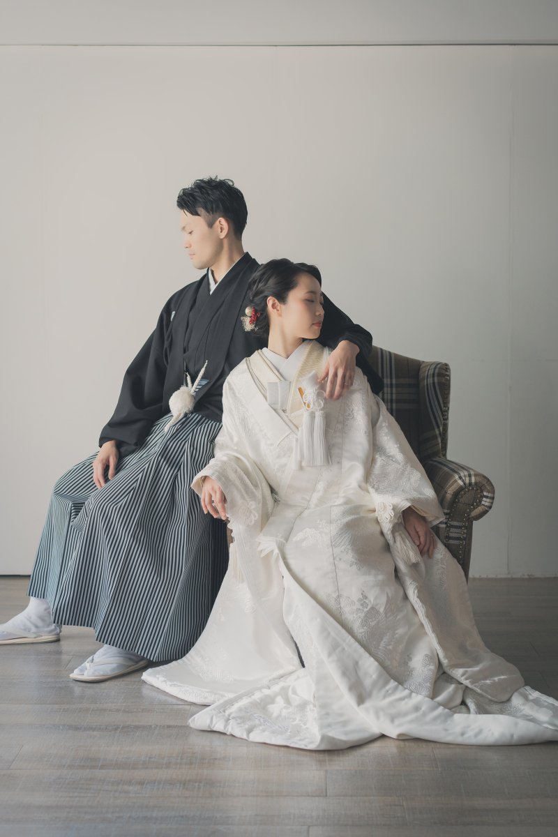 和装の美しさを活かしたポージング