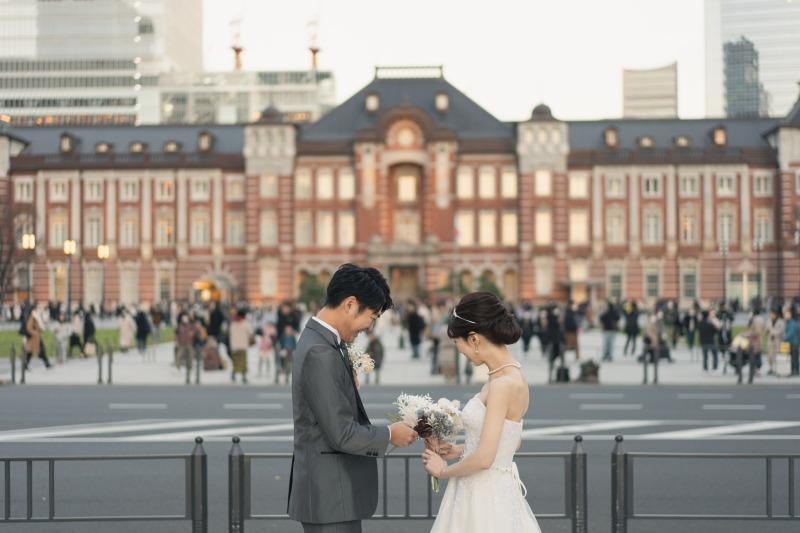 ブーケを二人で