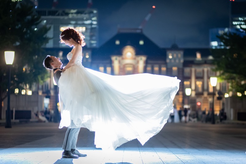 ドレスが輝くような一枚