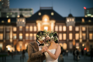 洋装　ロケーション撮影