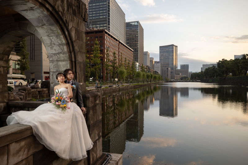 和田倉門での撮影