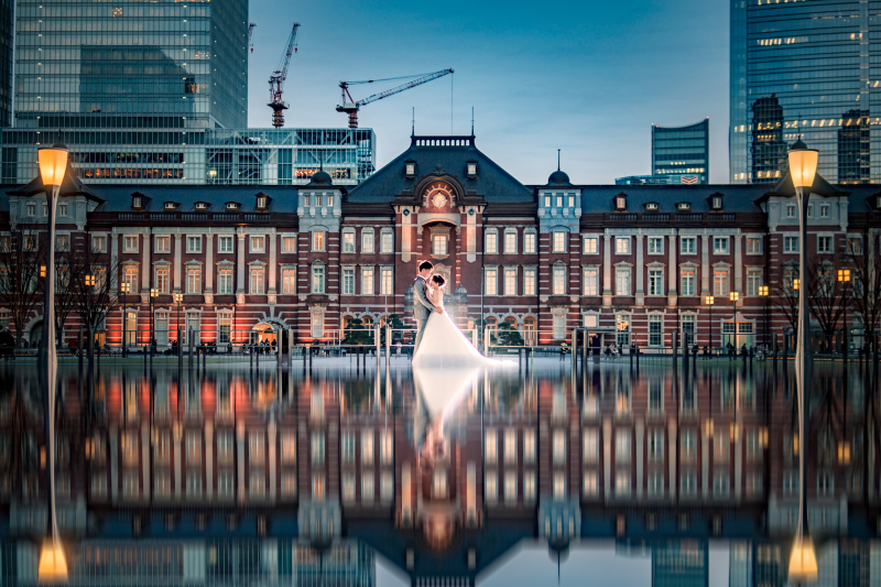 東京駅リフレクションショット