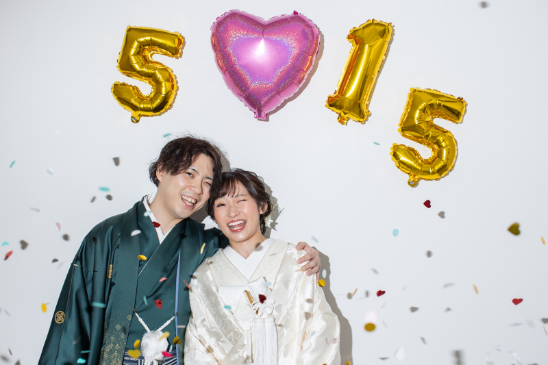 楽しく華やかに撮影