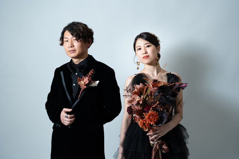 ブーケを合わせて