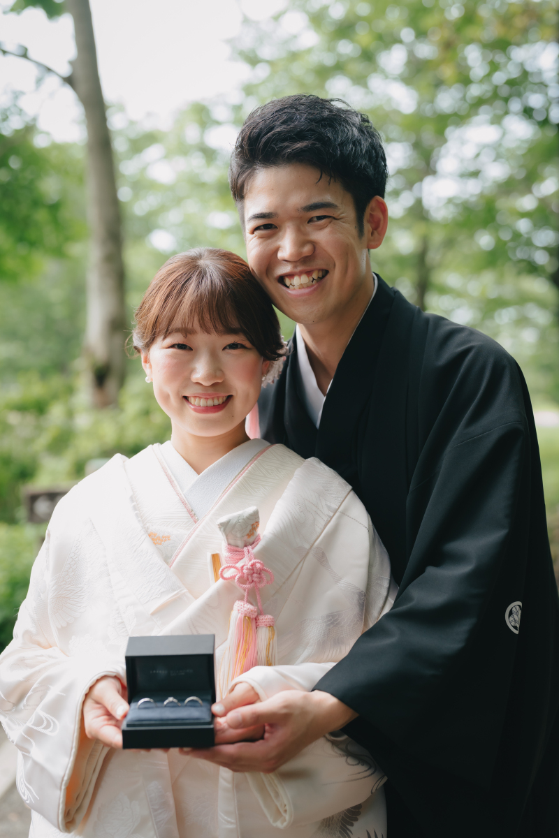 指輪ケースと一緒に!