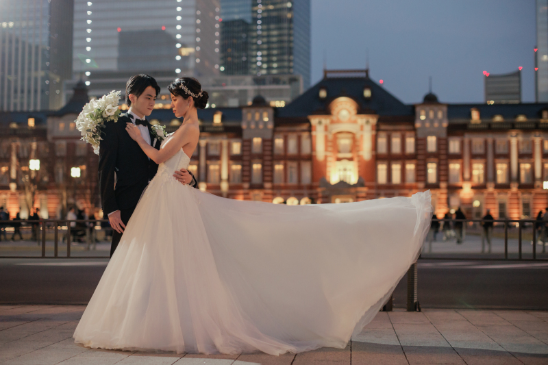 ドレスふんわりショット