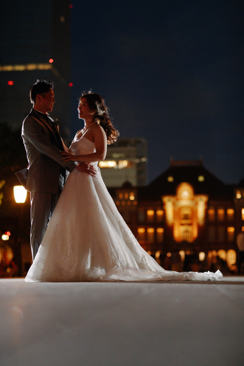 ドレスを活かして