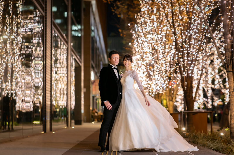 イルミネーションに包まれた街で♡