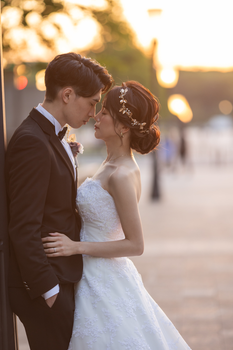 美しいオレンジ色の空と♡