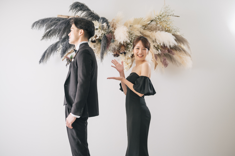 可愛らしい笑顔の新婦さん