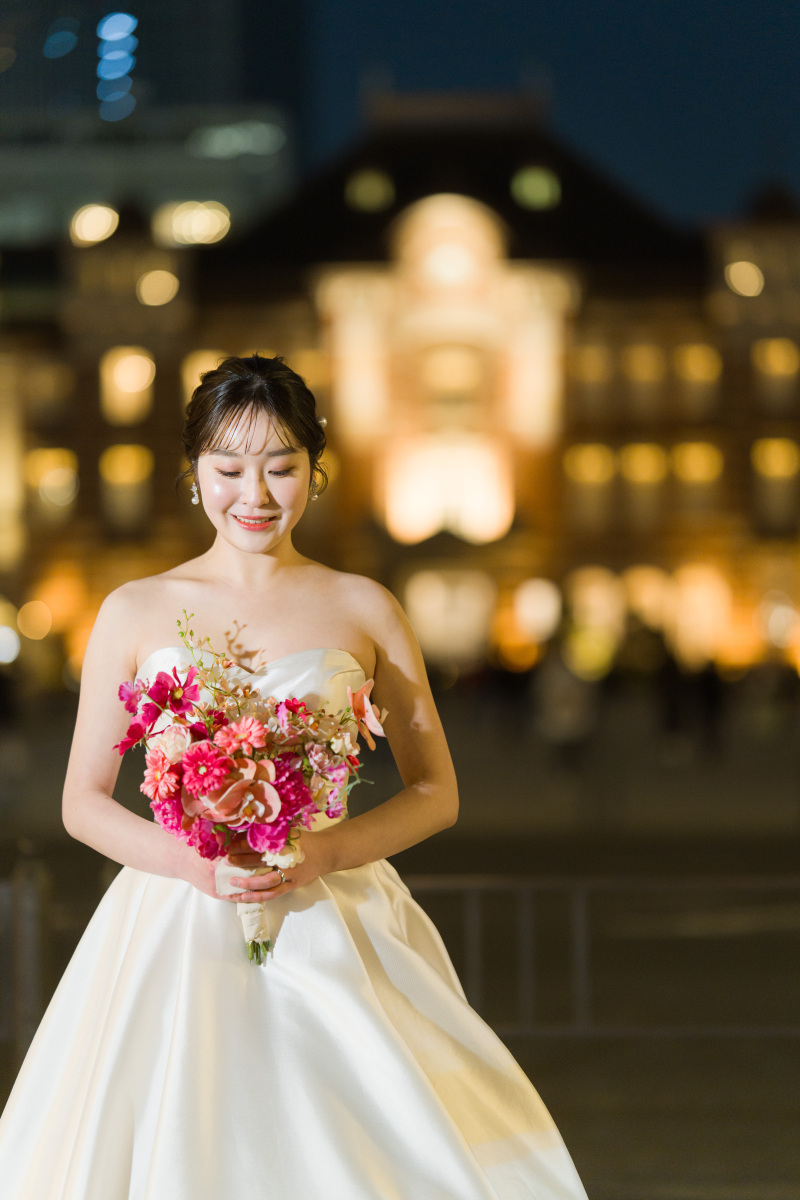 ピンクのブーケ！