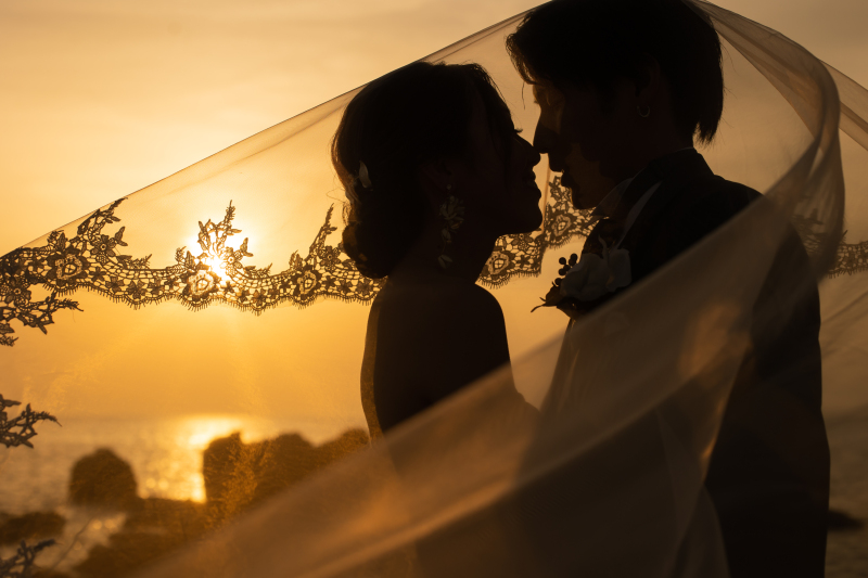 サンセットのヴェールショット♡