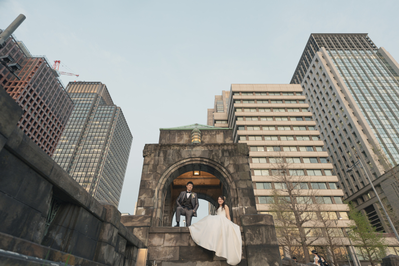 衣装チェンジして和田倉門へ