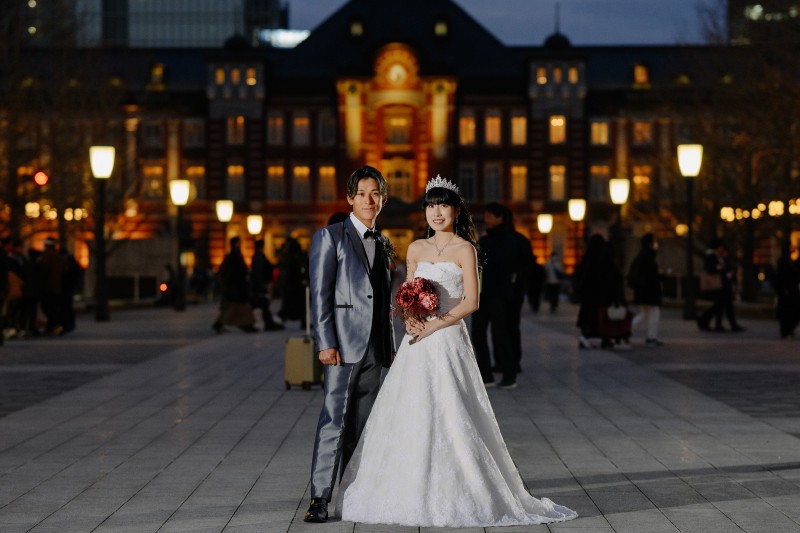 東京駅前の高級感あるショット