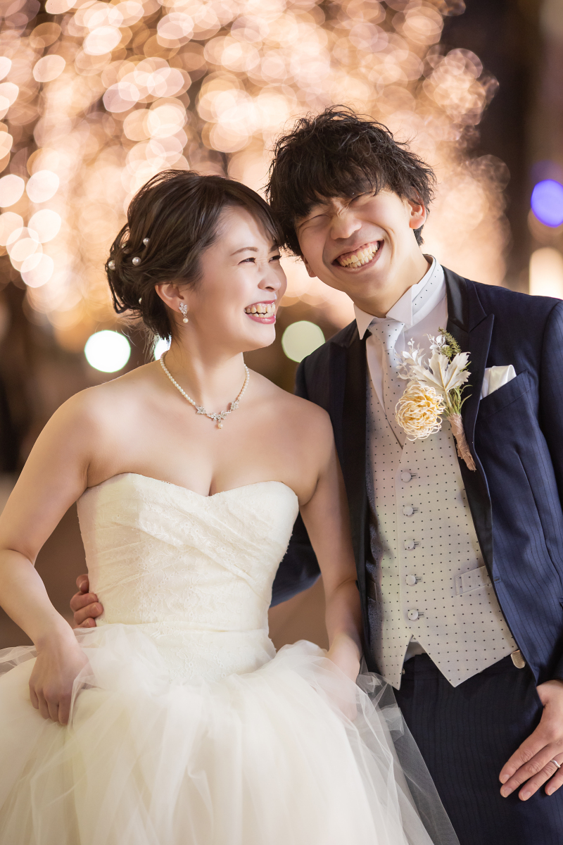 お二人らしい笑顔で♡