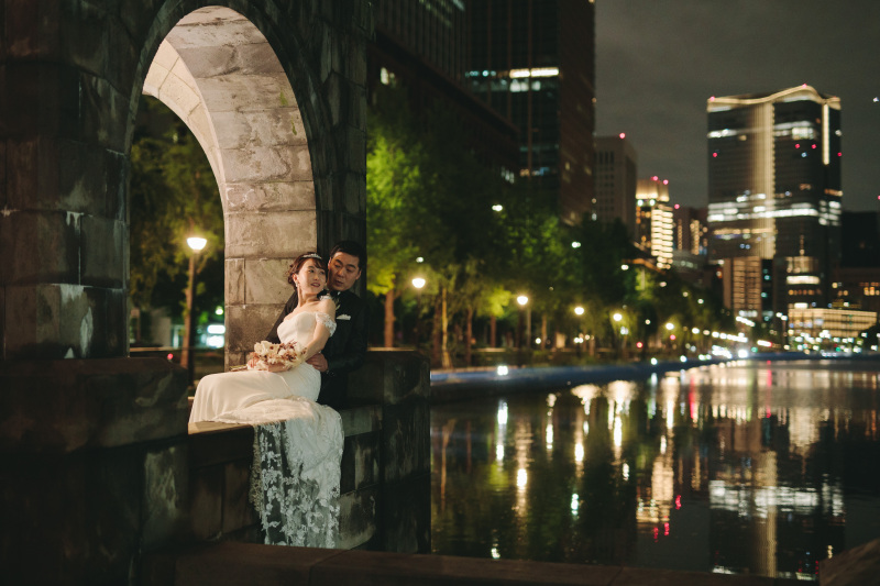 和田倉門でキラキラと