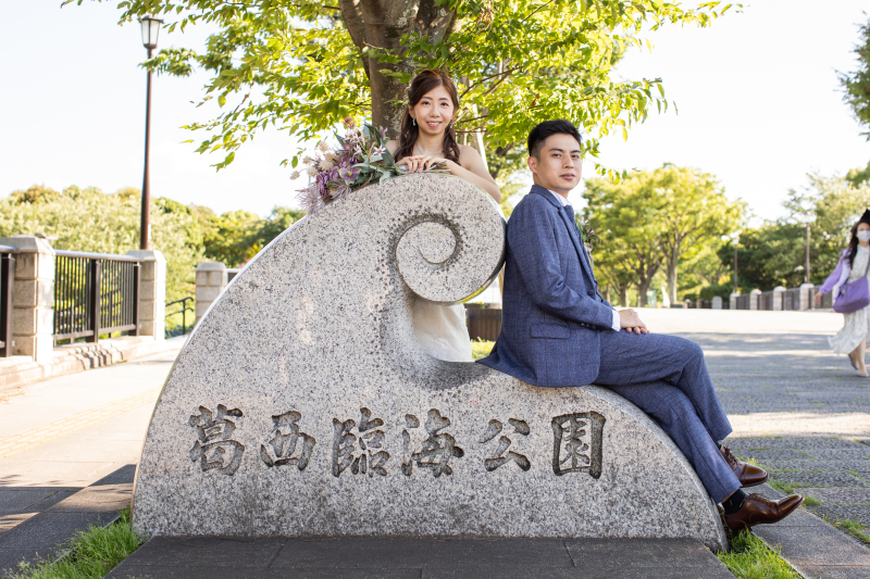 公園のモニュメントで