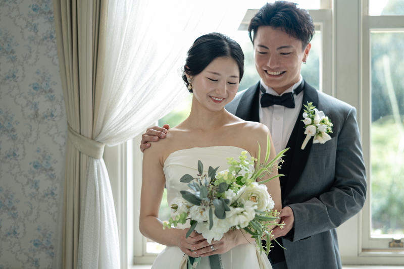 白基調のお部屋で