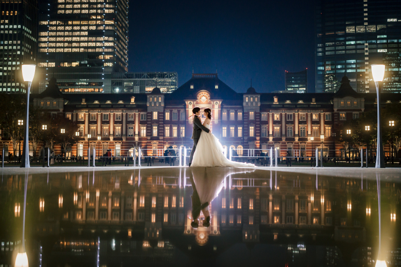前撮りといえば東京駅撮影