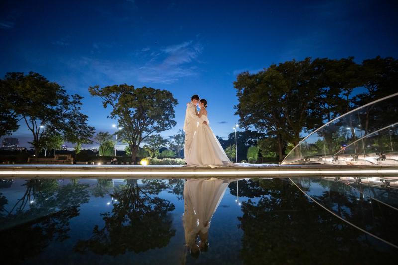 自然のリフレクションショット