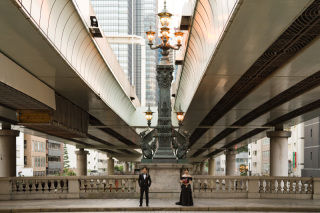 和装での庭園ロケから洋装での日本橋ロケへ、日本情緒を楽しむ和洋ロケフォトプラン♪