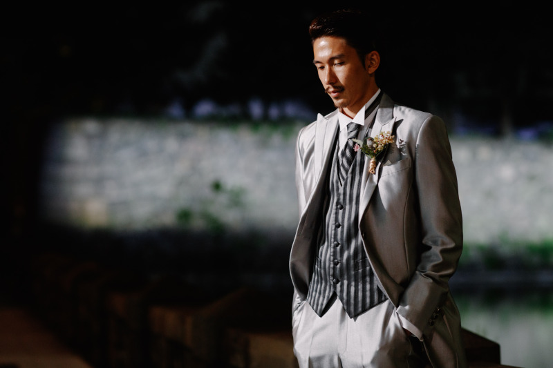 ご新郎ソロショット