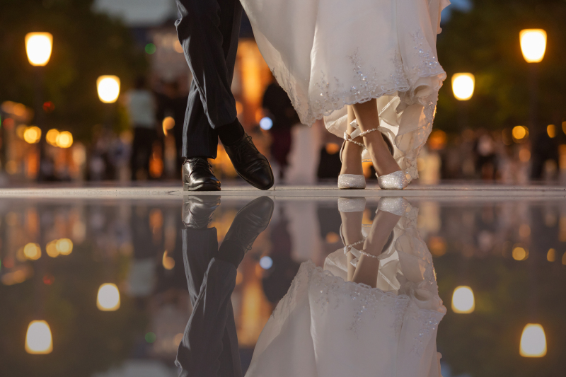 東京駅前で足元のショット♡