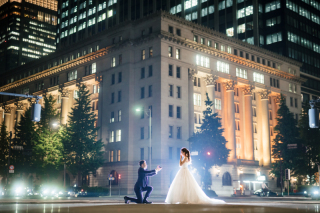 淡い光の東京駅＆丸の内フォト♪