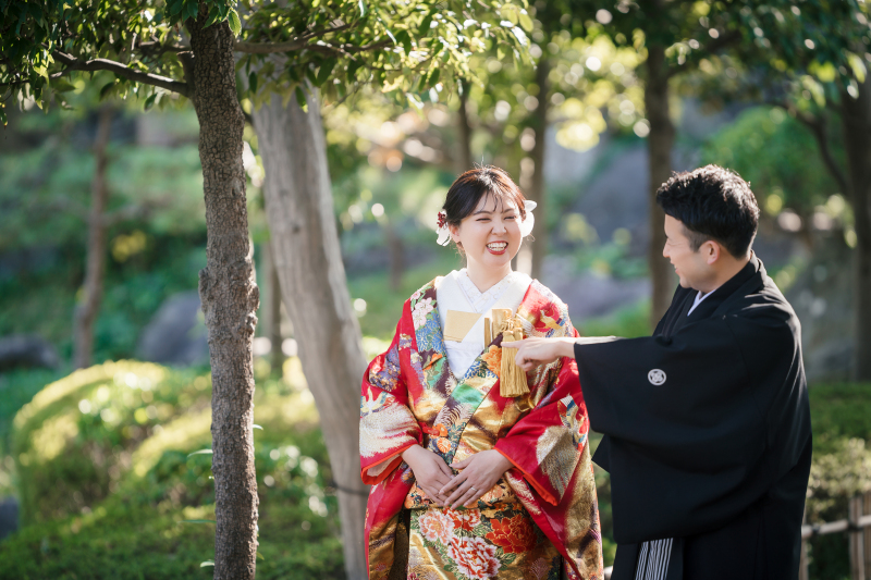 緑の美しい庭園