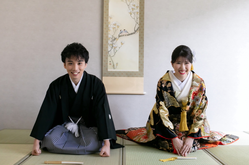 定番正座ショット!