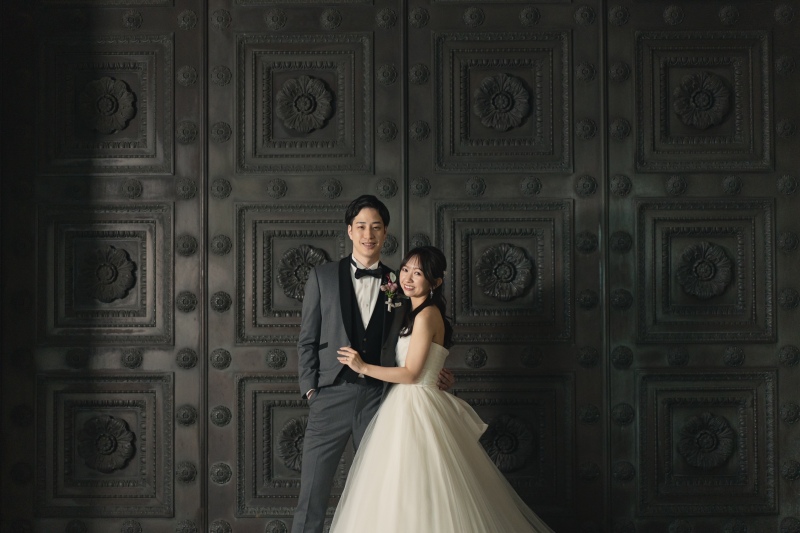 鉄門前のアップショット！