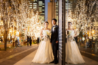 スタジオからイルミネーションの丸の内へ！