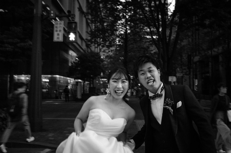 お洒落なモノクロ加工