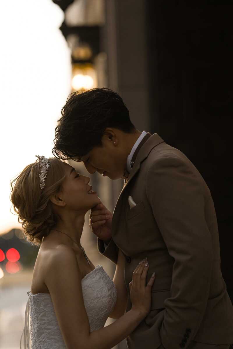 顔を寄せ合って・・・♡