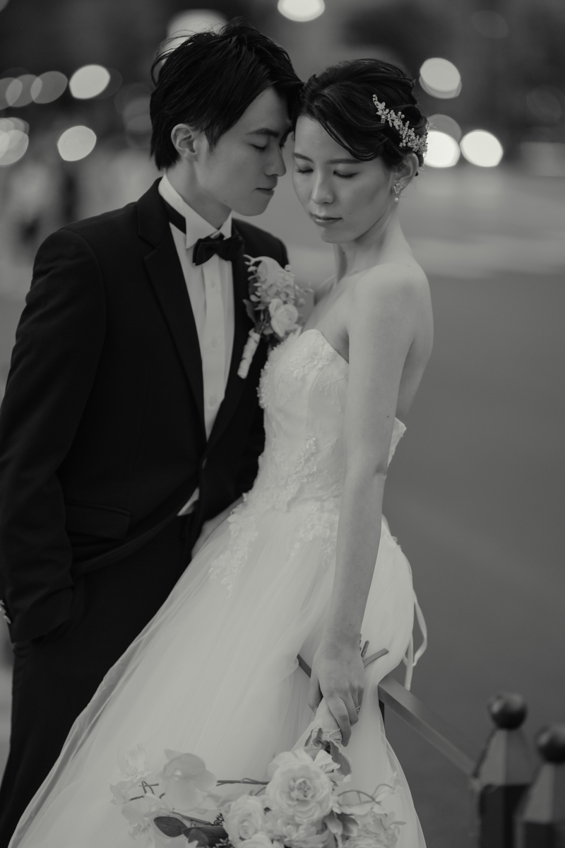 モノクロ加工でクールに