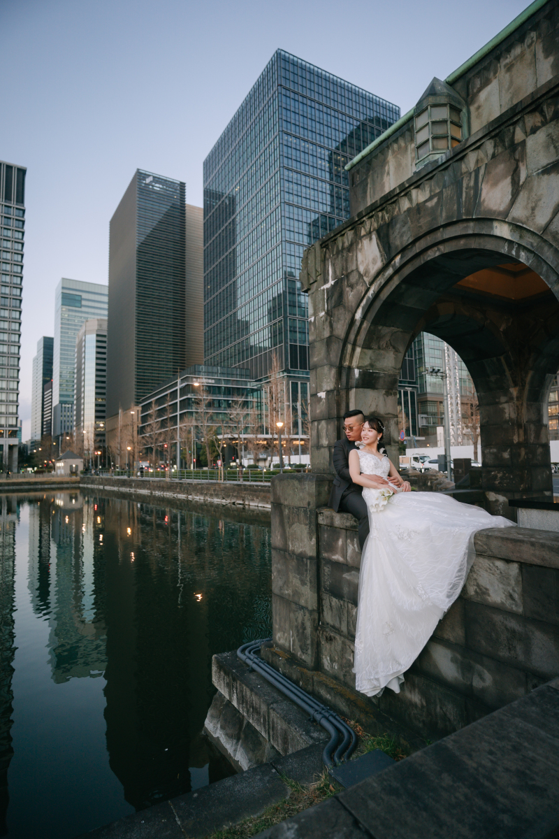 和田倉門と東京のビル群！