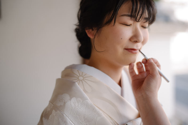 白無垢メイクシーン♪