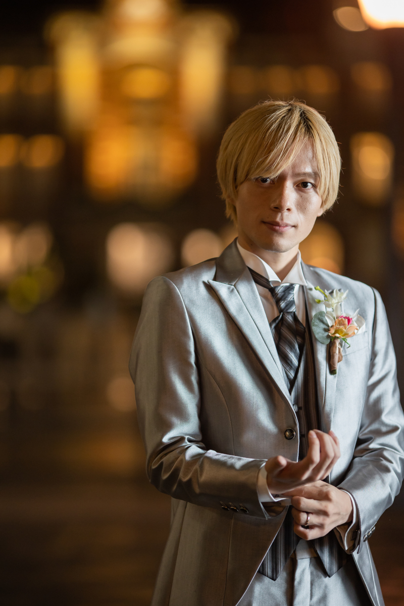 ご新郎様ソロショット