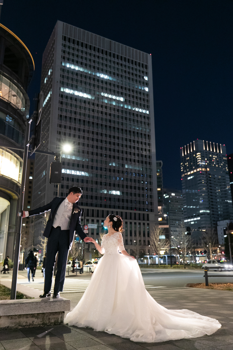 段差を活かしたポージング♪