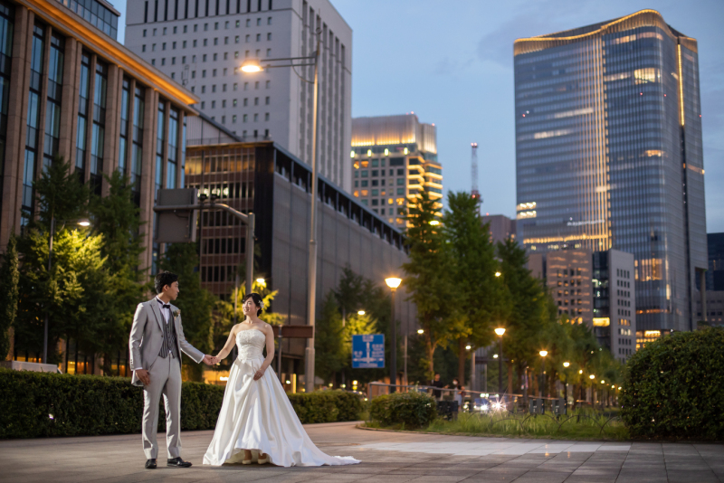 スタイリッシュな街並みと