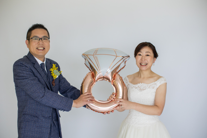 自然体な表情が魅力のウエディング