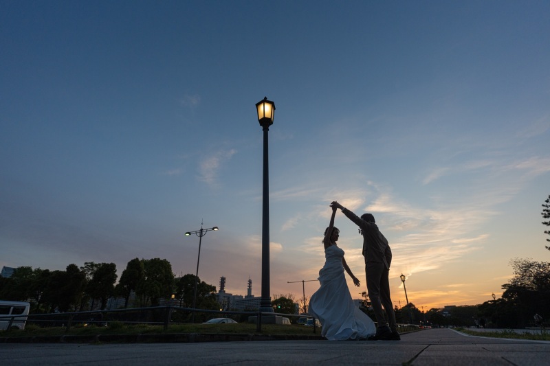 トワイライトタイムの撮影♪