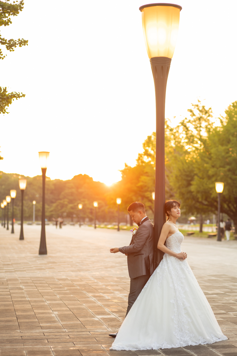明るい時間にしか撮れない夕陽ショット