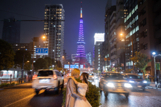 洋装　ロケーション撮影