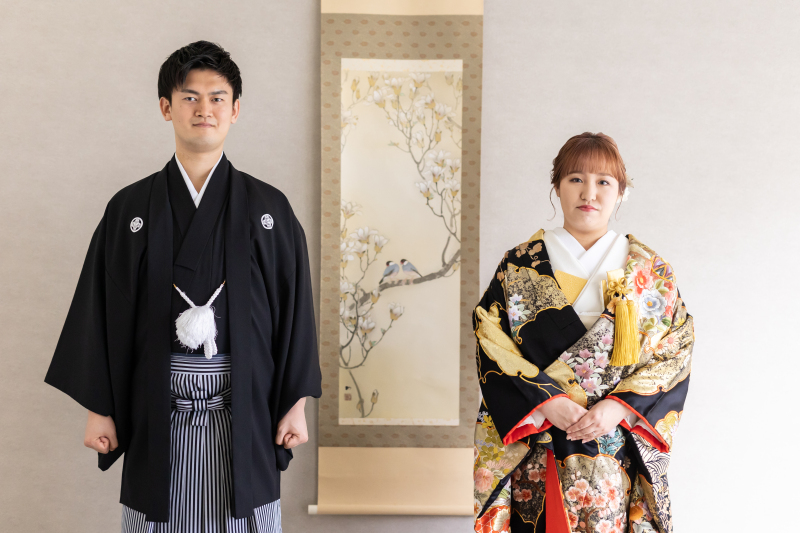和装はスタジオ撮影からスタート