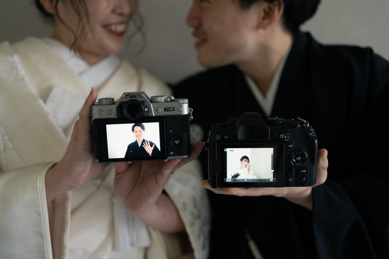 お持ち込みのカメラで♡
