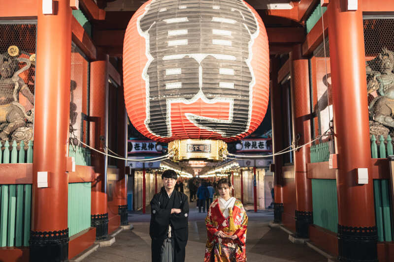 【選べる豪華特典付き】浅草ロケフォト｜白無垢も色打掛着れちゃう和装堪能プラン《土日追加料金無料》