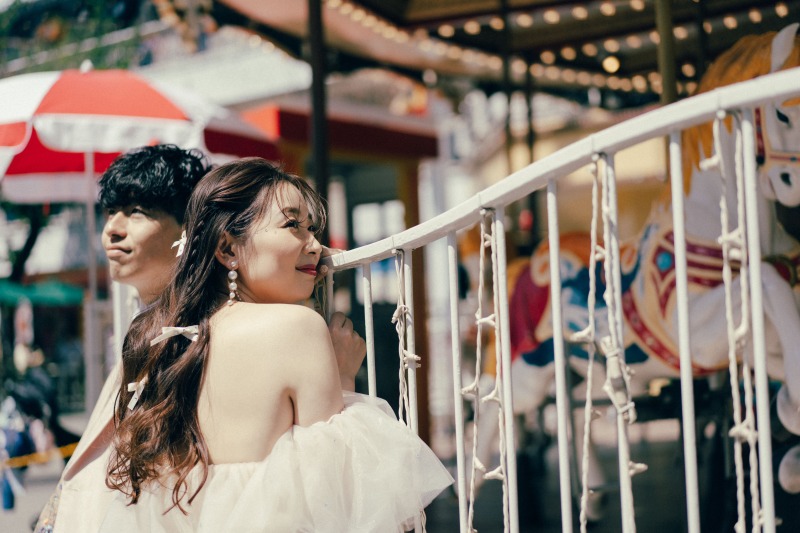 【選べる豪華特典付き】浅草花やしき周遊フォト｜レトロな遊園地でデート気分を味わいながらオリジナルフォトを♪