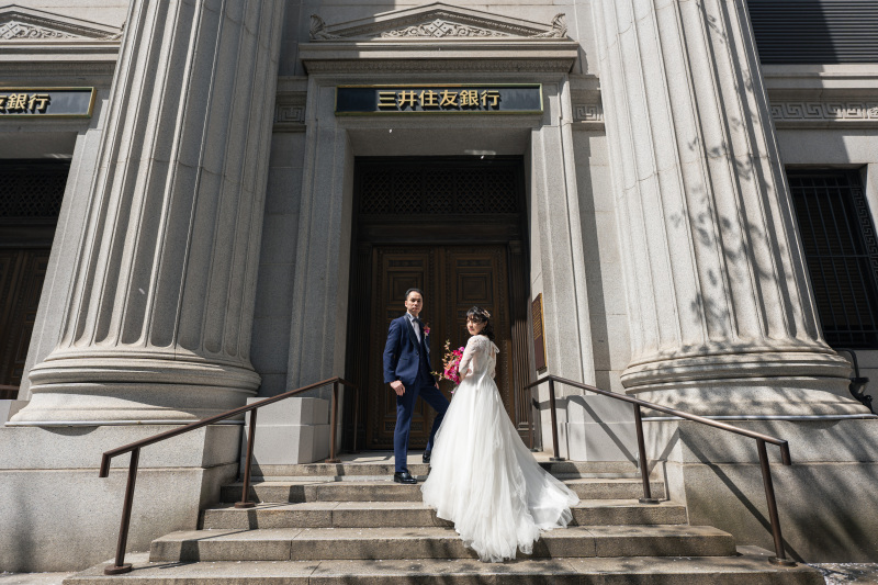 【Photorait限定】日本橋周遊+スタジオ撮影｜２着目ドレス無料｜美肌痩身補正《土日追加料金無料》雨天保証付