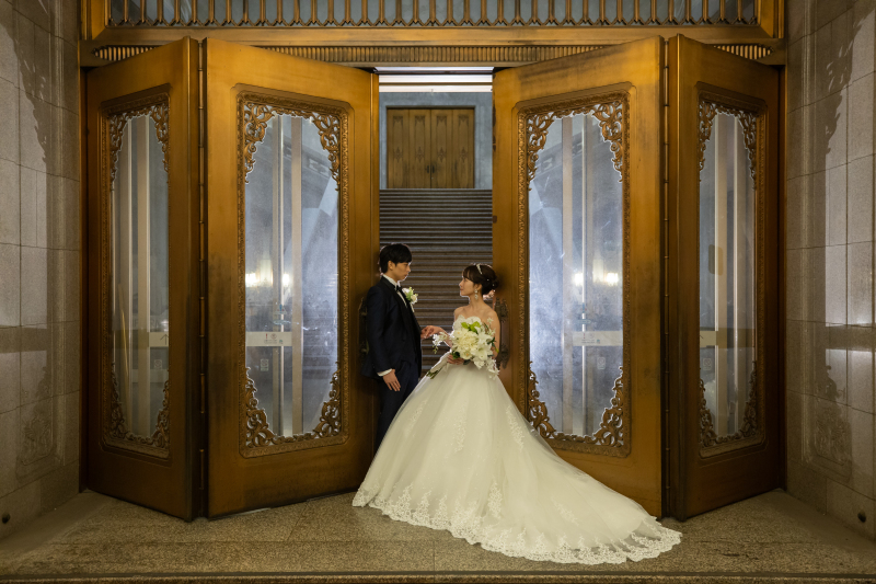 【美肌痩身補正(全データ)付！】東京国立博物館｜気品あふれる東京国立博物館でのウェディングフォト♪＜土日料金無料＞